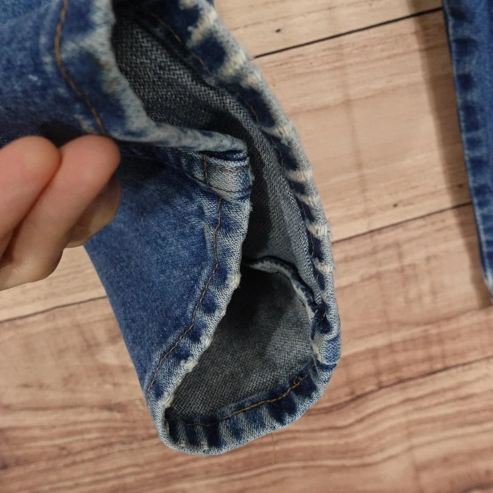 Vintage Wrangler Jeans 33x30 (34x32) Blue Medium Regular Fit Straight Denim